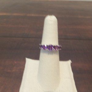 Silver and Amethyst Ring